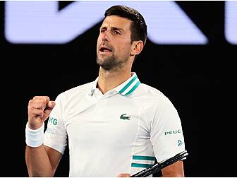 Djokovic battles through pain...